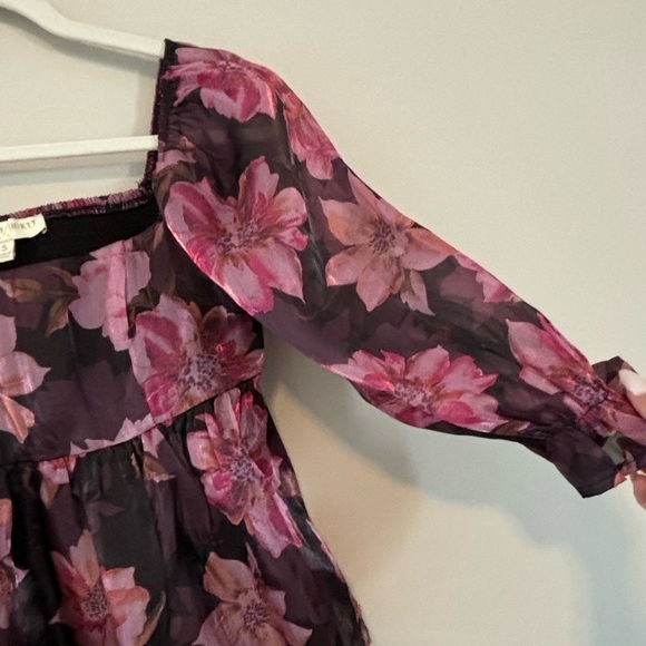UO Urban Outfitters Thirty/Thirty Floral BabyDoll Top Size Small - Picture 5 of 9